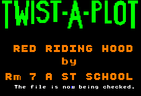 Red Riding Hood Title Screen