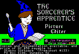 Title screen of The Sorcerer’s Apprentice